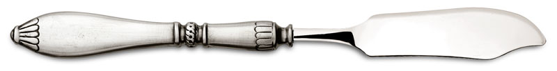 Cuchillo de pescado, gris, Estaño y Acero inoxidable, cm 21