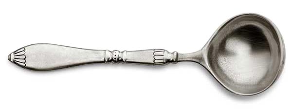 Gravy spoon, grey, Pewter, cm 19