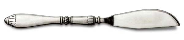 Cuchillo de pescado, gris, Estaño, cm 25
