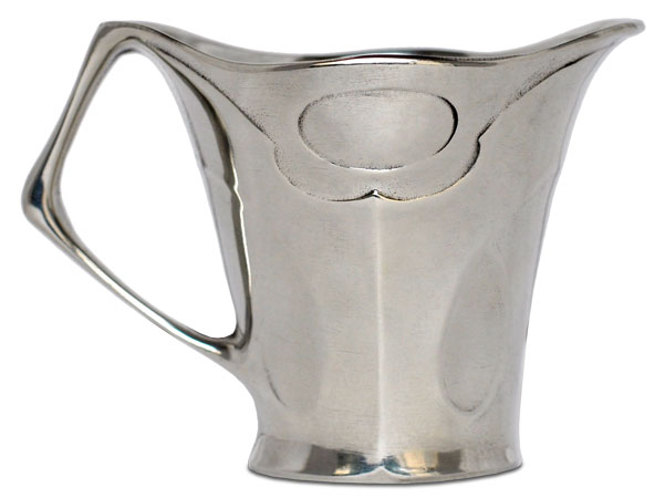 Milk pitcher, grey, Pewter / Britannia Metal, cm h 6.5