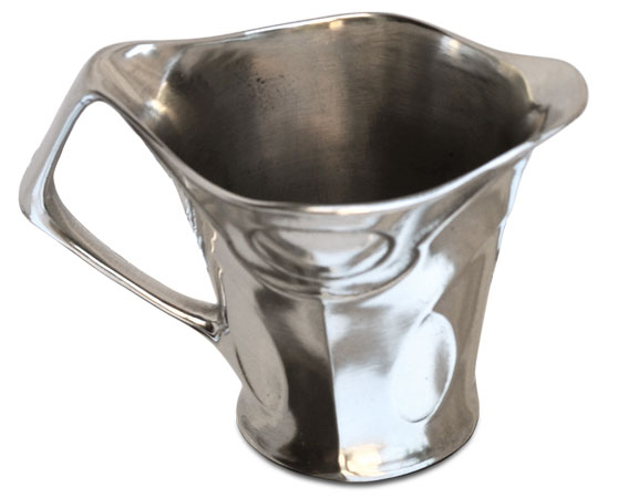 Milk pitcher, grey, Pewter / Britannia Metal, cm h 6.5