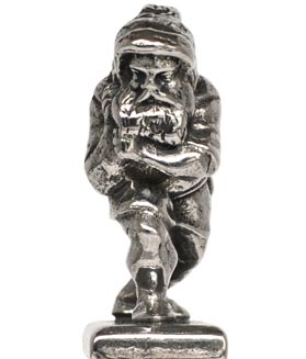 Dwarf, grå, Tinn / Britannia Metal, cm h 3,8