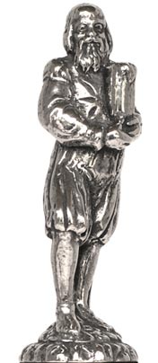Crusader statuette, grey, Pewter / Britannia Metal, cm h 6