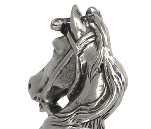 Horse statuette, grey, Pewter, cm h 3,3