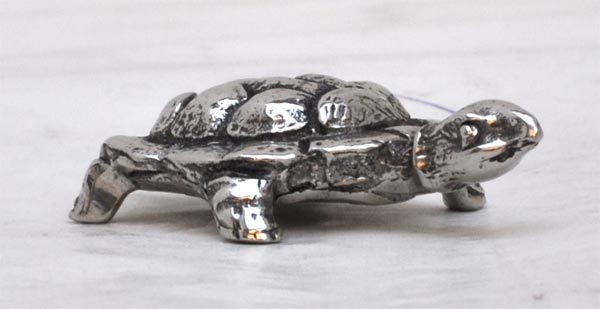 Turtle, серый, олова / Britannia Metal, cm 5 x 3