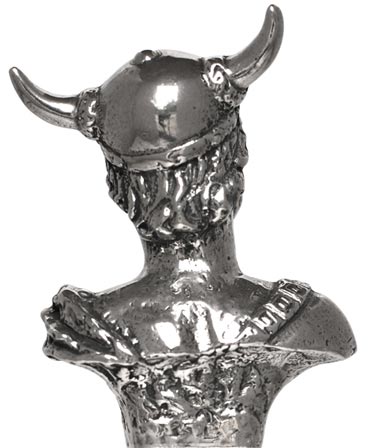 Viking statuette, grey, Pewter, cm h 6,5
