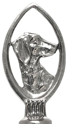 Dog statuette, grey, Pewter, cm h 6,3