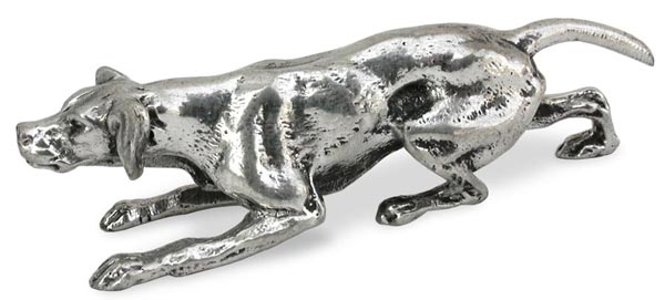 Pointer (dog breed), grey, Pewter, cm 10x3,5