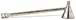 candle snuffer, straight   cm 21