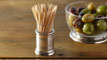 Toothpick holder (Pewter and lead-free Crystal glass) 