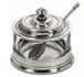 jam pot with spoon   cm 10x9