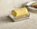 Soap dish / butter dis (Pewter and Glass) 