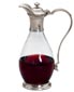 decanter with handle   cm h 28
