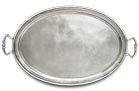 oval tray with handles   cm 52x36,5
