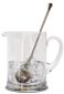 caraffa acqua con cucchiaio   cm h 16 lt 1