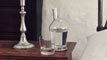 Decanter + pahar (Cositor și Cristal) 