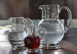 Glass pitcher grey, cm h 16 x lt 0,5