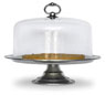 Cake or cheese cloche, grey