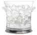 Ice bucket, Pewter and lead-free Crystal glass