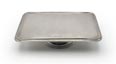 Footed cake plate, Pewter