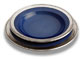 Dinner plate - blue, grey and blue