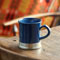 Mug - blue grey and blue, cm h 10,5 x cl 40