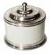 Biscuit jar, grey and White