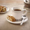 Paire tasse gris et blanc, cm h 7 cl. 7,5