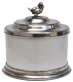 Biscuit jar, grey and White