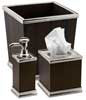 Dispenser pour savon (wenge), gris et brun