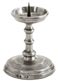 Iron spike candlestick   cm h 14