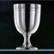 Engraved chalice grey, cm h 14.5 cl 41