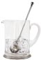 caraffa acqua con cucchiaio   cm h 16 lt 1