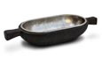 oval bowl with handles   cm 44 x 17,5 x h 7,5