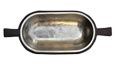 Bacinella ovale con manici, Metallo (Peltro) e Legno