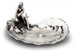 jewelry holder bowl - lady in the pond   cm 21,5 x 18 x h 9