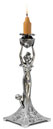 candelabra lady w/baby   cm 34,5 left