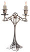 2 fl candelabra no flowers   cm 30