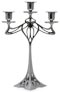 3 fl candelabra, gri