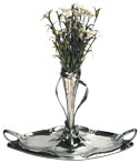 table centerpiece - flower pot   cm 48 x 17,5 x 30