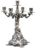 five-flames candelabra   cm h 37