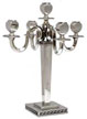 five-flames candelabra - greca   cm 32x h 40