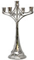 candelabro 5 brazos   cm 28x h 44,5