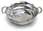 oval bowl with handles - buds   cm 28 x 23,5