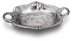 oval bowl -  pelicans and fishes   cm 37 x 22