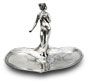ring holder tray - lady with a bowl in hand   cm 27 x 16,5 x h 19,5