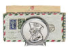 Serviette holder - Frederick the Great, Pewter / Britannia Metal