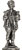 Nuremberg goose man figurine   cm h 4,7