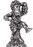 Bacchus statuette, grey