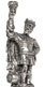 Gambrinus statuette, grey